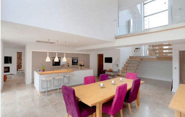 Melanie Rashford Dining Area Of New Luxurious House Gifted By Son